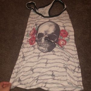 Skull tank top